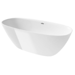 Cadă freestanding din Stonex® ovală Roca Ariane 1650x750 mm