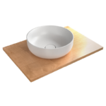 Lavoar pe blat din compozit KERROCK® Soft 380 mm