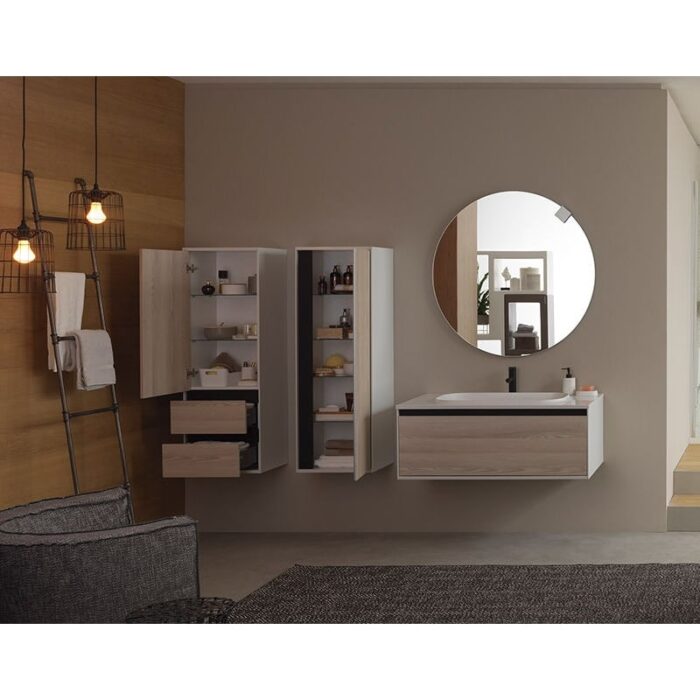 Mobilier pentru baie Pandora 750x540 mm cu lavoar din material compozit - imagine 5