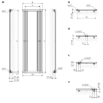 Radiator Terma INTRA M, mărime și culoare la alegere - imagine 5