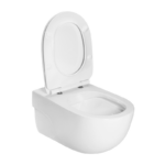 Vas WC suspendat Meridian Rimless® cu capac Slim SoftClose - imagine 2
