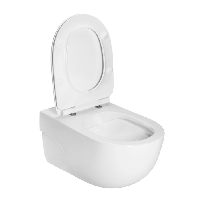 Vas WC suspendat Meridian Rimless® cu capac Slim SoftClose - imagine 2