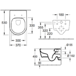 Vas WC Villeroy&Boch Avento Soul cu capac Soft Close - imagine 6