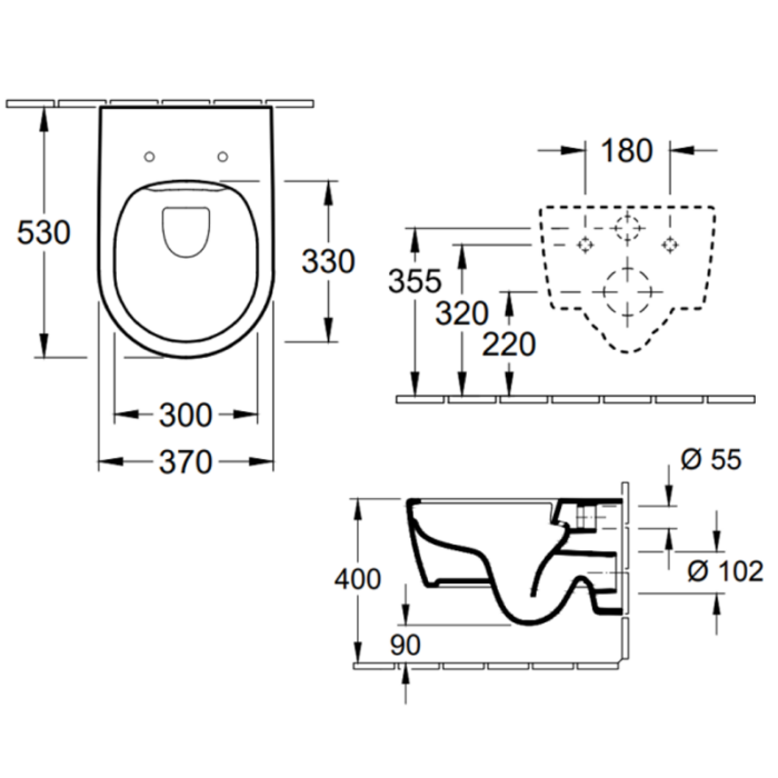 Vas WC Villeroy&Boch Avento Soul cu capac Soft Close - imagine 6