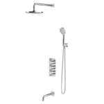 Sistemă termostatică pentru duș/baie încorporată Omnires Y, crom