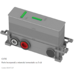 Parte încorporată a bateriei termostatice cu 3 căi Omnires