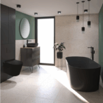 Cadă de baie freestanding din compozit Omnires OVO M+ 1600x750 mm - imagine 8