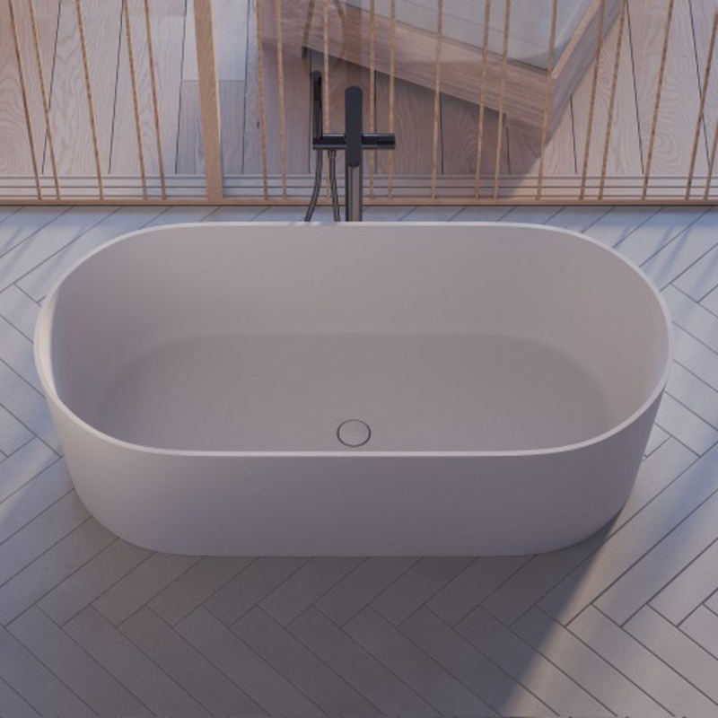 A2484700B0 - 2025-11-08T183340.603 Cadă de baie freestanding din compozit Omnires OVO M+ 1600x750 mm - imagine 1