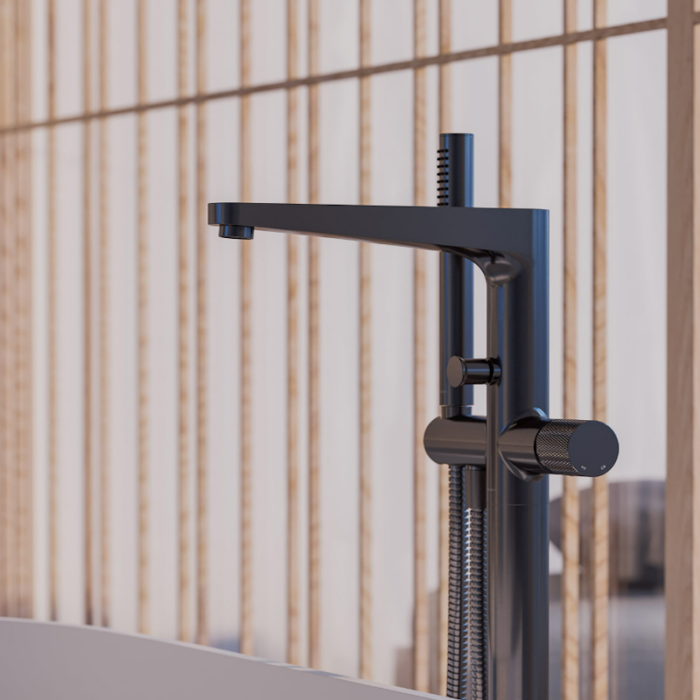 Baterie pentru cadă cu montare în pardoseală Omnires Contour - imagine 3