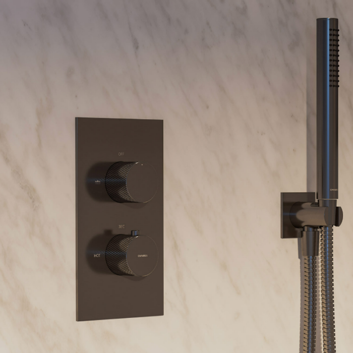 Baterie termostatică pentru duș/baie încorporată Omnires Contour - imagine 2