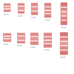 Uscător pentru prosoape electric Terma WARP T BOLD, mărime și culoare la alegere - imagine 7