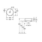 Lavoar pe blat Villeroy&Boch Collaro 400 mm - imagine 4