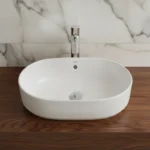 Lavoar pe blat ROCA The Gap 550x390 mm, alb lucios - imagine 3