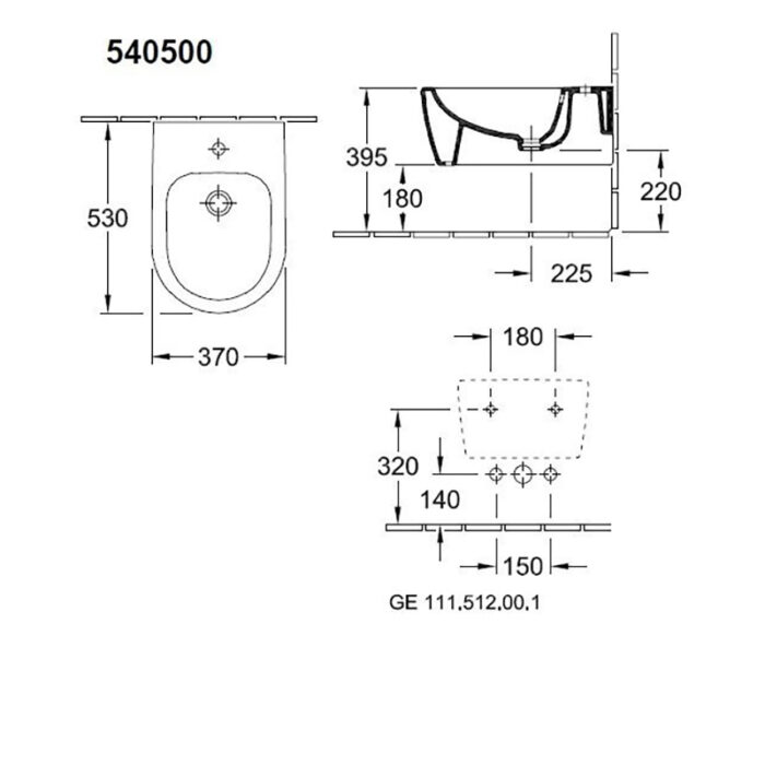 Bideu suspendat Villeroy&Boch Avento - imagine 4