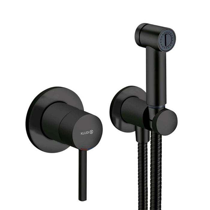 Baterie încorporată cu duș igienic Kludi Bozz - imagine 2