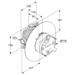 Corp încastrat Kludi, Flexx.Boxx DN 20 - imagine 2