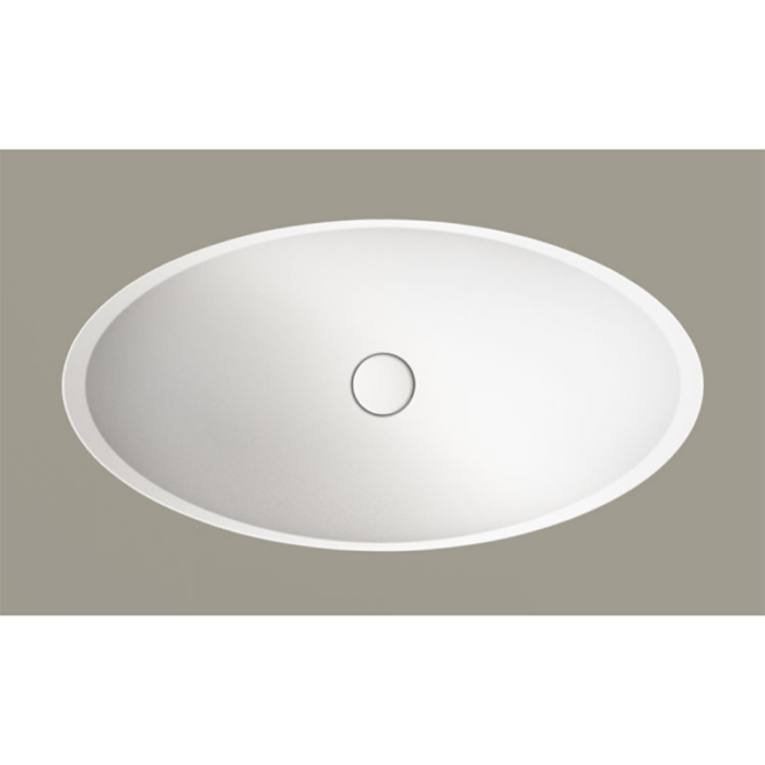 Lavoar pe blat FELICE din material compozit Silkstone 690x375 mm, culoare la alegere - imagine 4