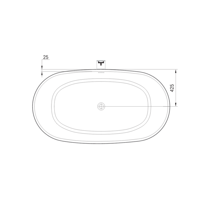 Cadă de baie din material compozit SilkStone Amore 1600x850mm, culoare la alegere - imagine 7