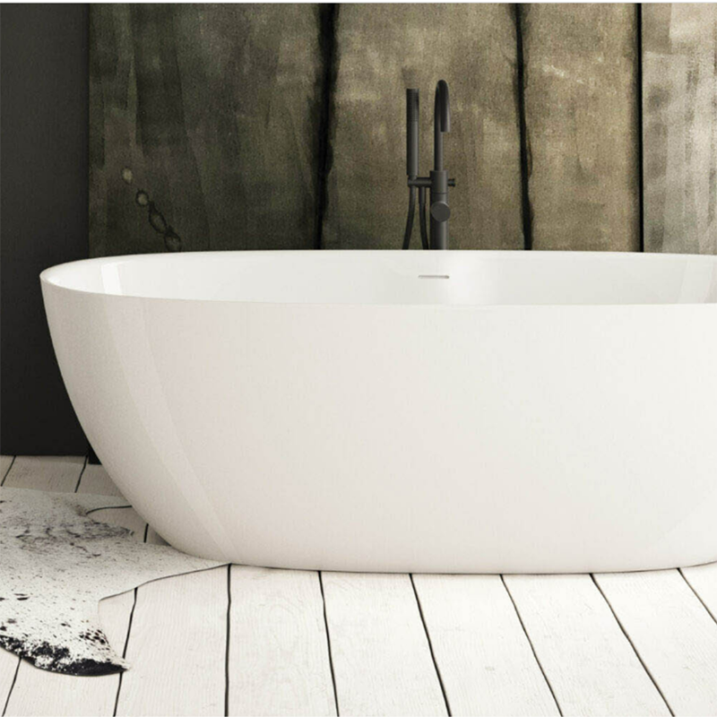 Design fără titlu (97) copy Cadă de baie freestanding din compozit mineral Cast Stone Bella 1705x800mm, culoare la alegere - imagine 1
