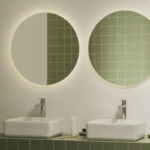 Lavoar pe blat ROCA The Gap Square 390x370 mm, alb lucios - imagine 3