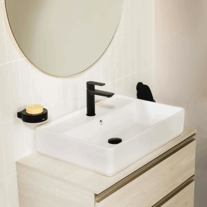 Lavoar pe blat ROCA The Gap 600x420 mm, alb lucios - imagine 2