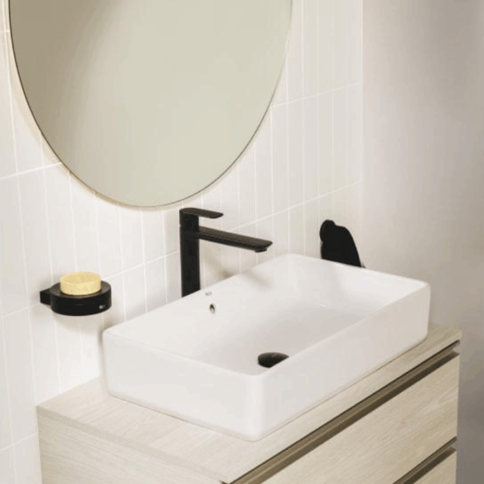 Lavoar pe blat ROCA The Gap 600x370 mm, alb lucios - imagine 2