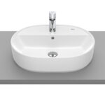 Lavoar pe blat ROCA The Gap 550x400 mm