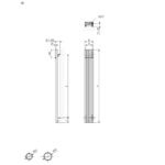 Radiator electric Terma ROLO Hanger, mărime și culoare la alegere - imagine 9