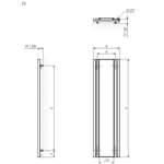 Radiator electric Terma ROLO Mirror, mărime și culoare la alegere - imagine 4