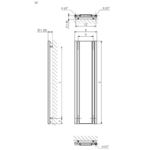 Radiator Terma ROLO Mirror, mărime și culoare la alegere - imagine 5