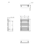 Uscător electric pentru prosoape Terma ROLO Towel, mărime și culoare la alegere - imagine 8