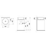Lavoar pe blat Laufen Savoy 420 mm - imagine 3