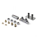 Set robineți termostatici pentru uscător de prosoape Twins All in One, culoare la alegere - imagine 3