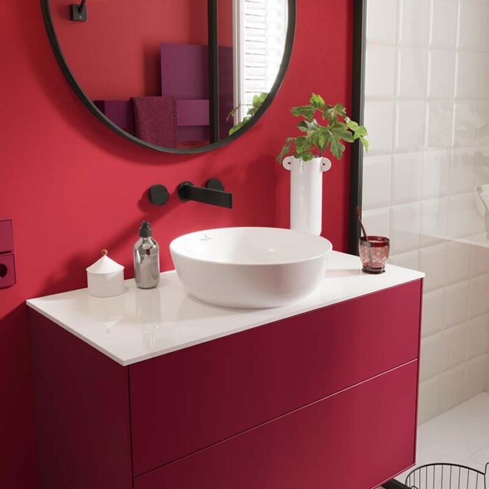 Lavoar pe blat Villeroy&Boch Artis 430 mm - imagine 5