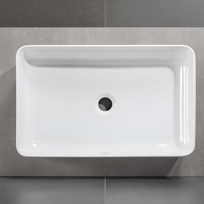 Lavoar pe blat Villeroy&Boch Collaro Square 560x360 mm - imagine 4
