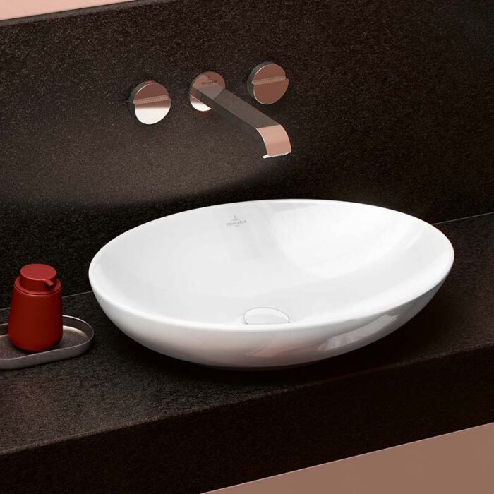 Lavoar pe blat Villeroy&Boch Loop&Friends 560x380 mm - imagine 2