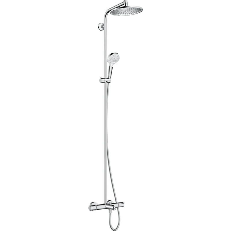 27320000 Coloană de duș cu termostat Crometta S 240 1jet, crom - imagine 1