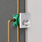 Termostat încorporat pentru duș ShowerSelect E cu 2 funcție, brushed bronze - imagine 3