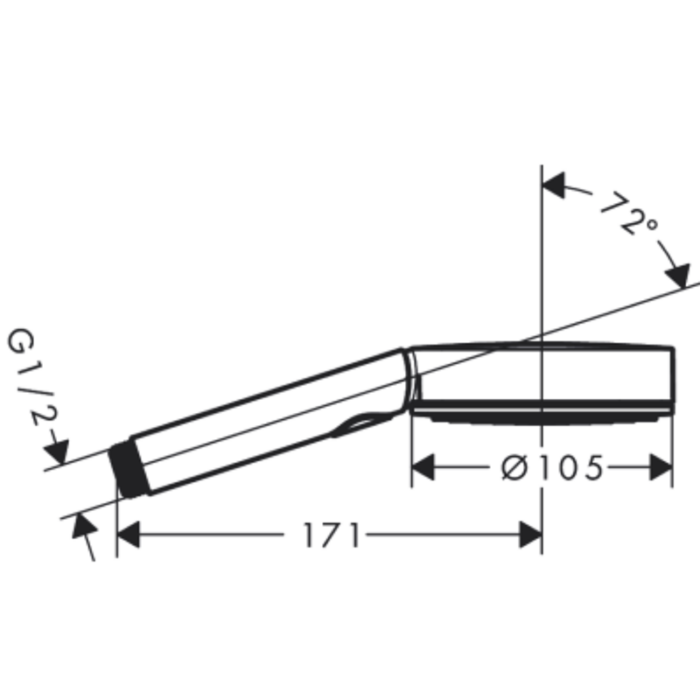 Duș manual Pulsify Select S Relaxation, culoare la alegere - imagine 9