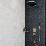 Baterie dus cu  termostat Hansgrohe Ecostat  cu montaj ascuns cu 2 functii, culoare la alegere - imagine 2