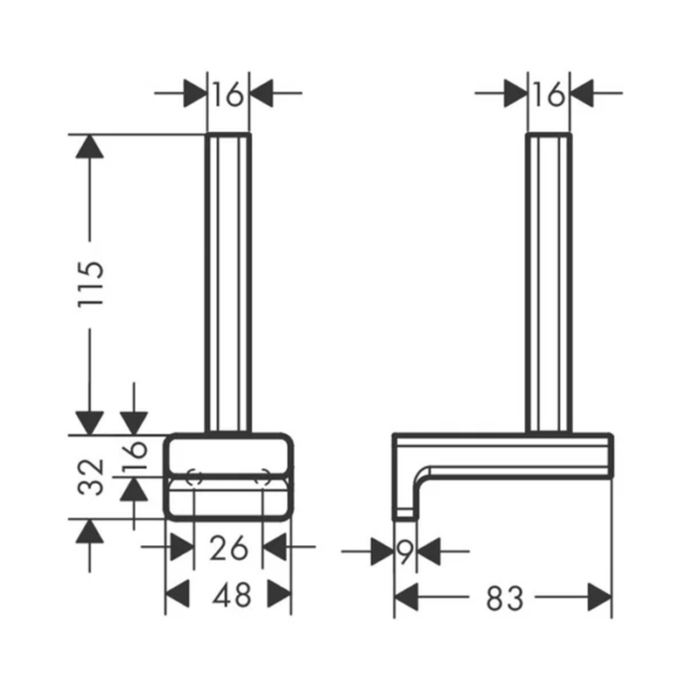Suport hartie igienica AddStoris, culoarea la alegere - imagine 2