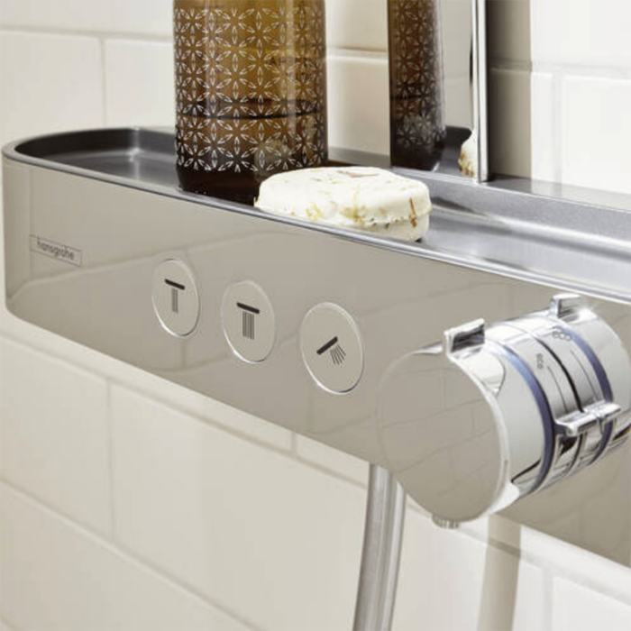 Coloană de duș cu termostat Pulsify S 260 2jet, culoare la alegere - imagine 5