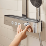 Coloană de duș cu termostat Pulsify S 260 1jet, crom - imagine 2