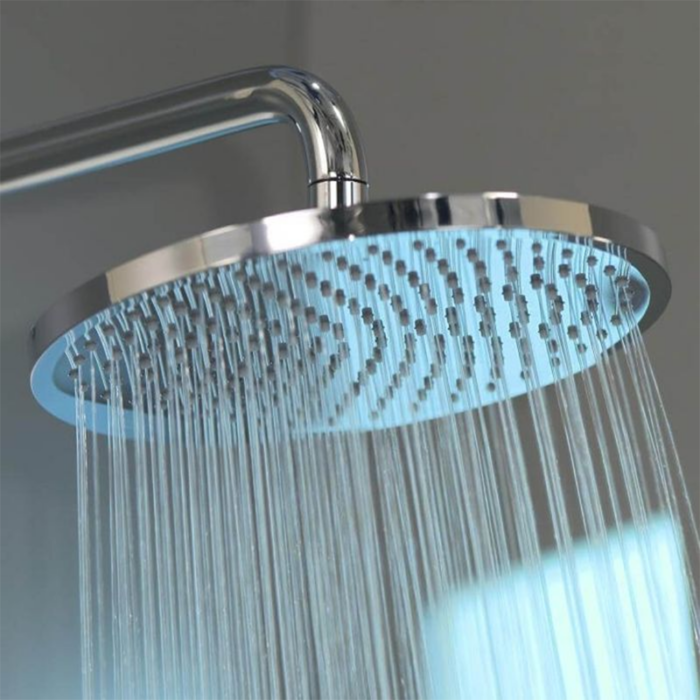 Coloană de duș cu termostat Crometta S 240 1jet, crom - imagine 4