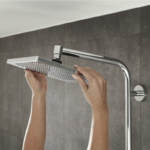 Coloană de duș cu termostat Crometta E 240 1jet, crom - imagine 4