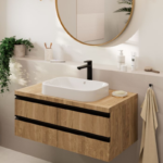 Baterie pentru lavoar înalta Vernis Blend  190 mm, culoare la alegere - imagine 2
