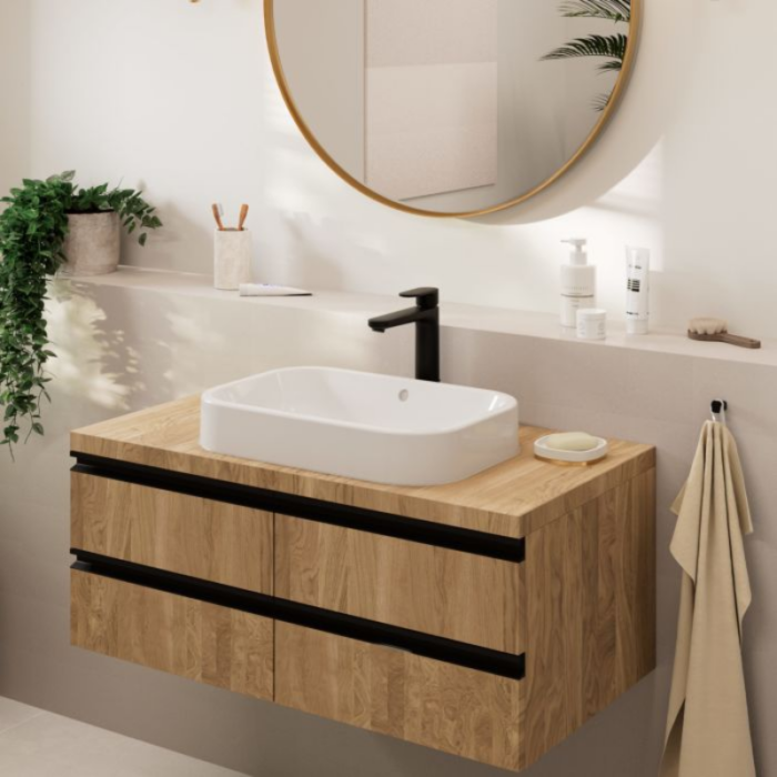 Baterie pentru lavoar înalta Vernis Blend  190 mm, culoare la alegere - imagine 2