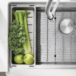 Strecurătoare multifuncțională BLANCO din inox, 435 × 175 mm