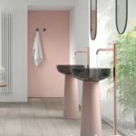Baterie pentru lavoar cu montaj pe podea Tres Study Exclusive, culoare la alegere - imagine 2