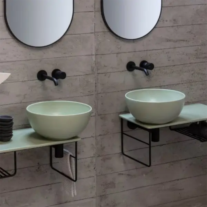 Lavoar pe blat Le Ciotole T-Edge, rotund 370 mm - imagine 4